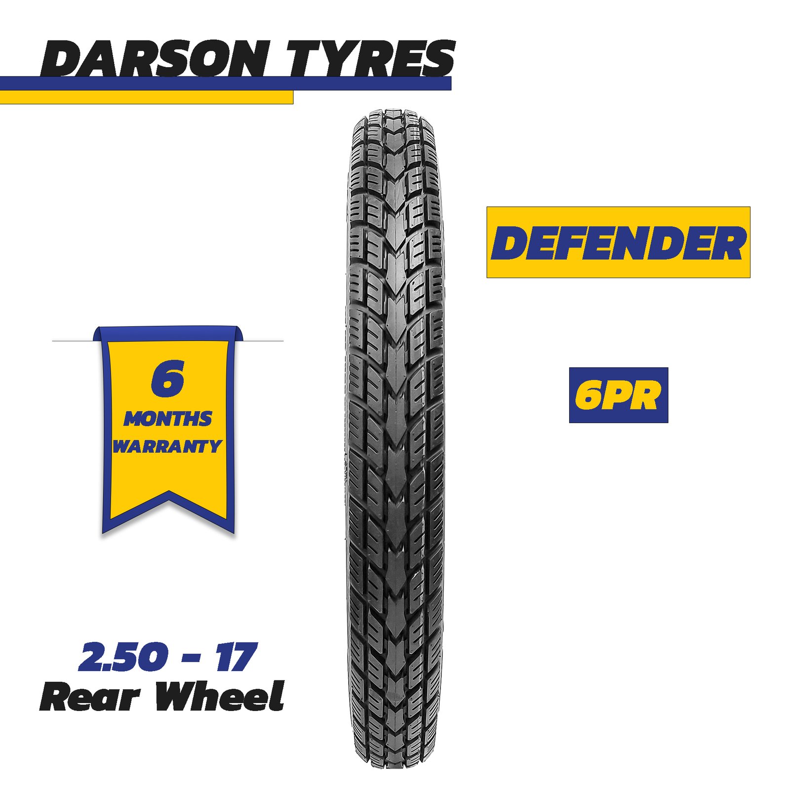 Darson Defender motorcycle tyre pattern