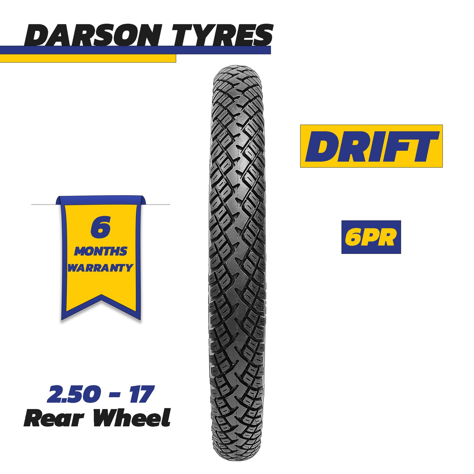 Darson Drift motorcycle tyre pattern