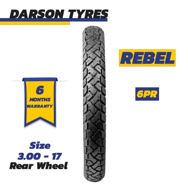 Darson Rebel motorcycle tyre pattern