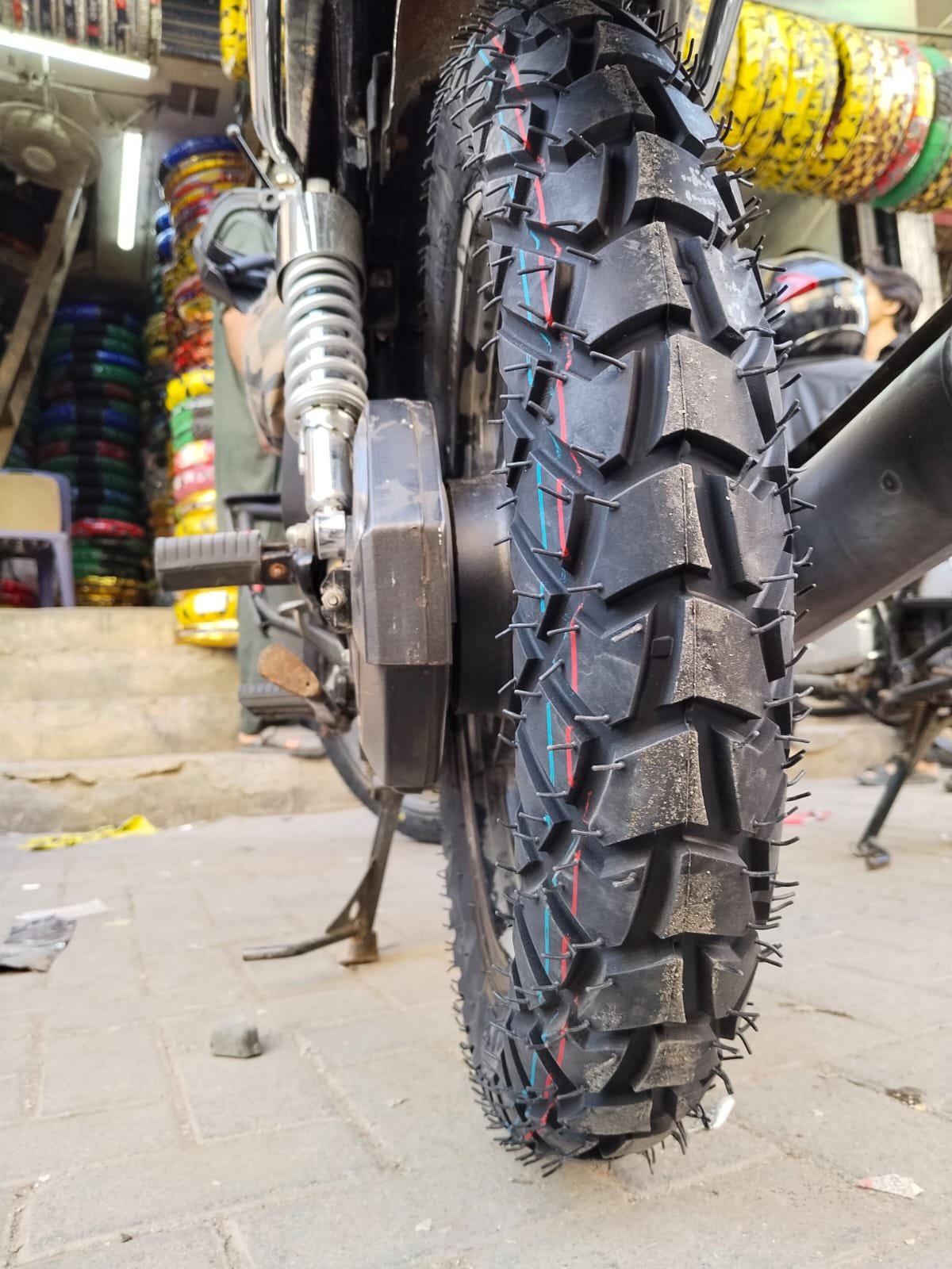 Tauro 822 motorcycle tyre, size 410 18